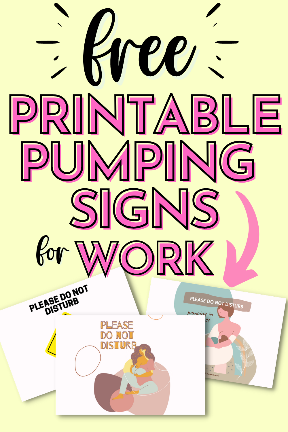 Printable Breastfeeding Pumping Signs For Work Printable Templates Protal