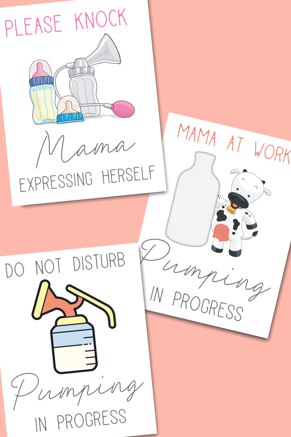 Printable Breastfeeding Pumping Signs For Work Prntbl 
