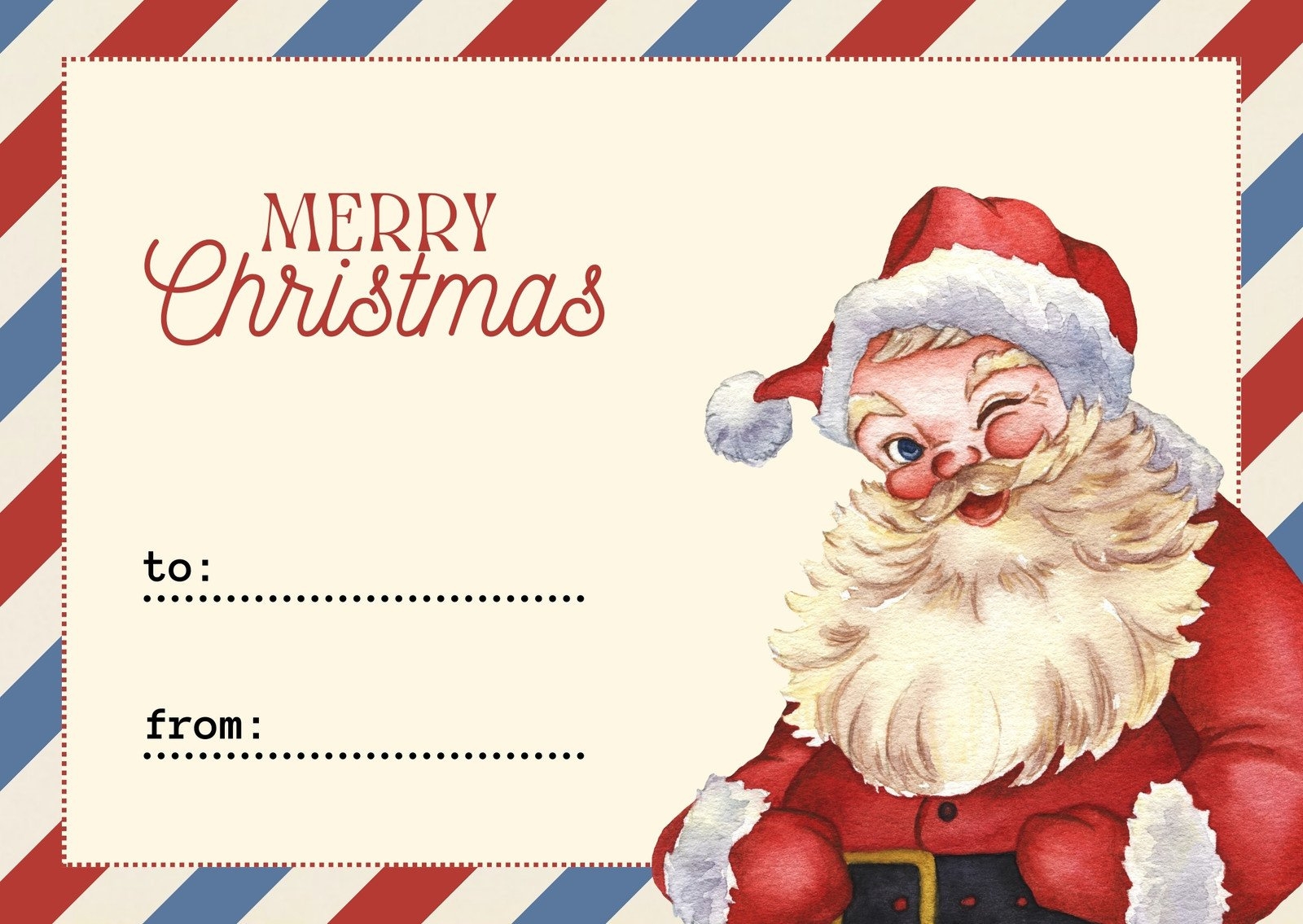 Printable Christmas Cards Templates FREE Printable A Z