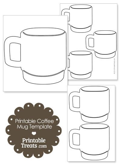 Printable Coffee Cup Cozy Template