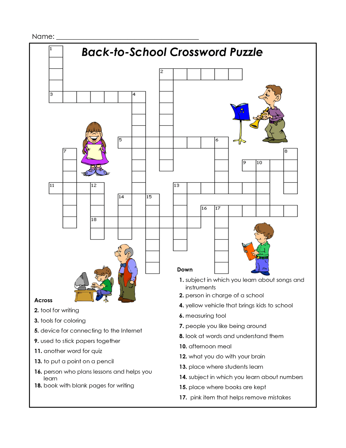Printable Crossword Puzzles And Answers Printable Words Worksheets