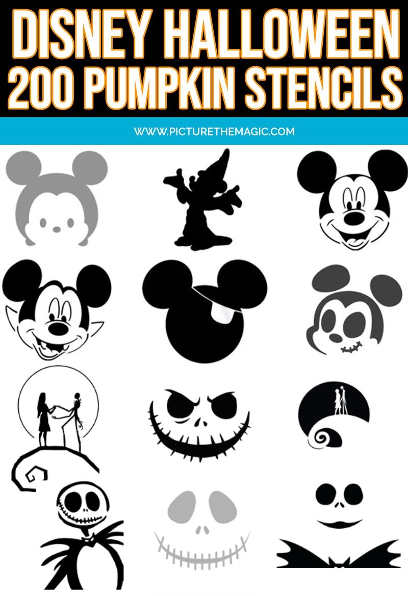 Printable Disney Pumpkin Carving Templates Printable Free Templates