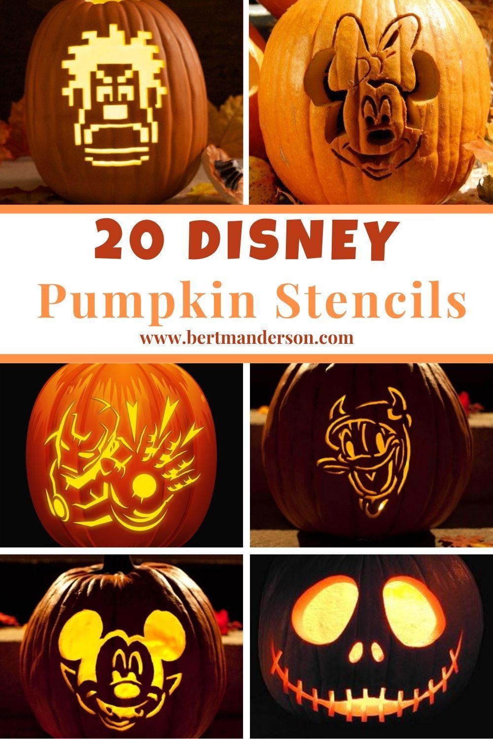 Printable Disney Pumpkin Carving Templates