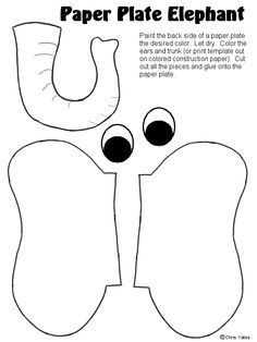Printable Elephant Trunk Elephant Ears And