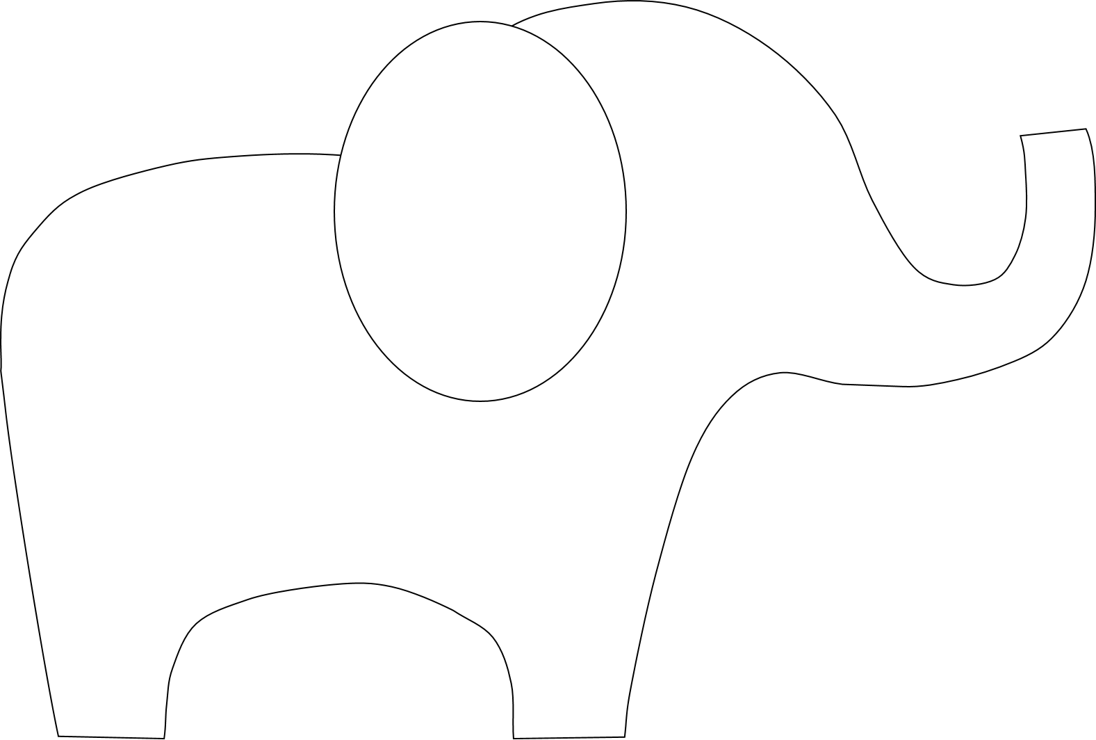 Free Printable Elephant Trunk Patterns