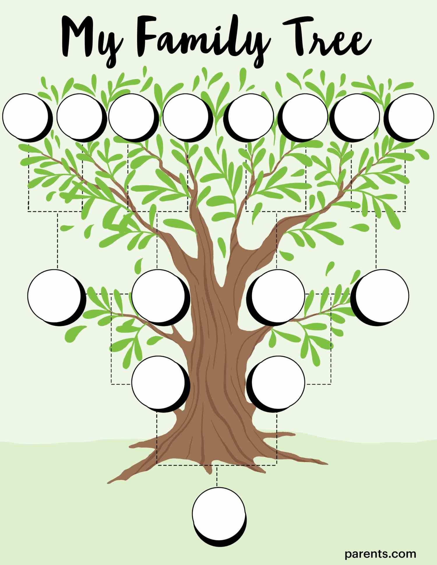 Printable Family Trees For Kids