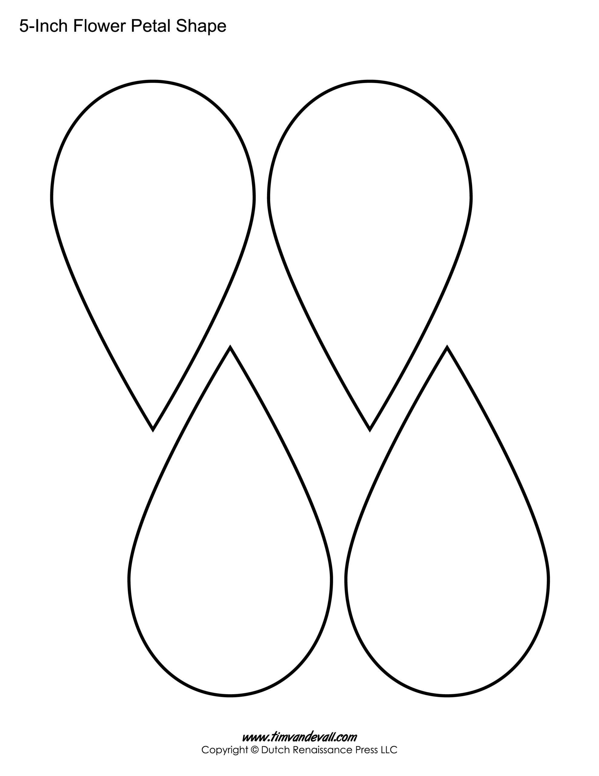 Free Printable 3 Dlotus Petal Pattern