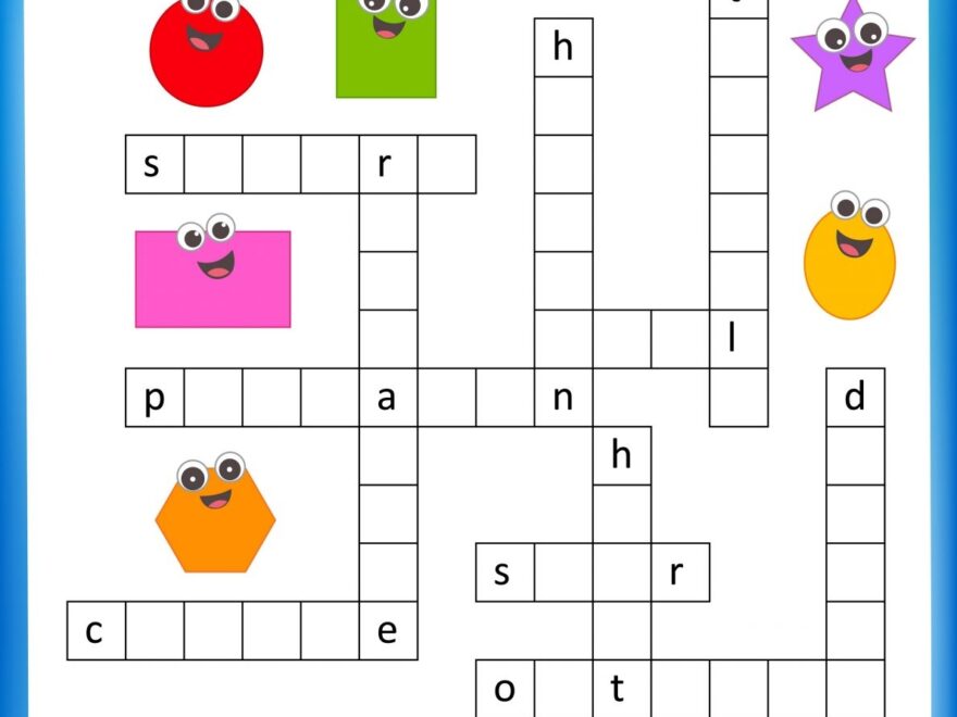 Printable Fun Crosswords For Kids 101 Activity