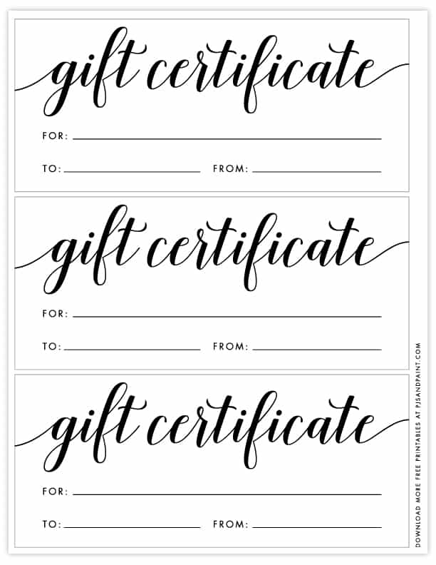Printable Gift Card Template Free Printable Templates Free