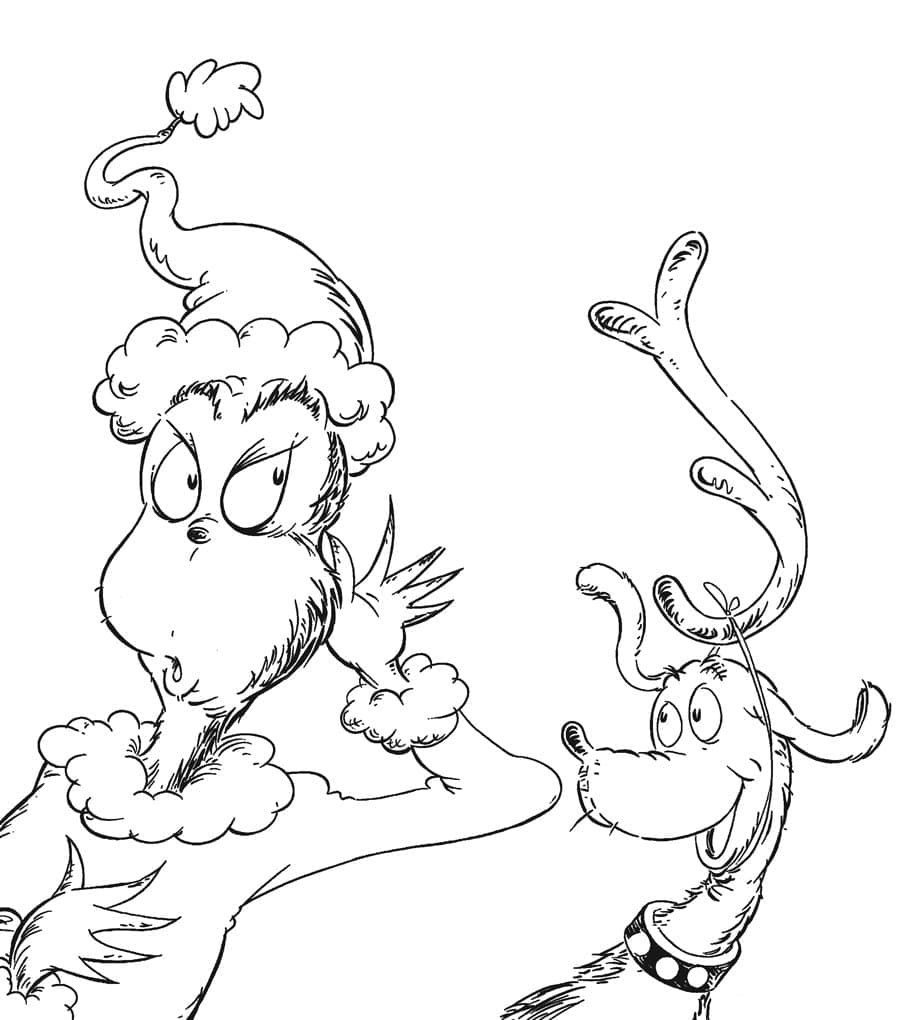 Printable Grinch And Max Coloring Page Download Print Or Color 