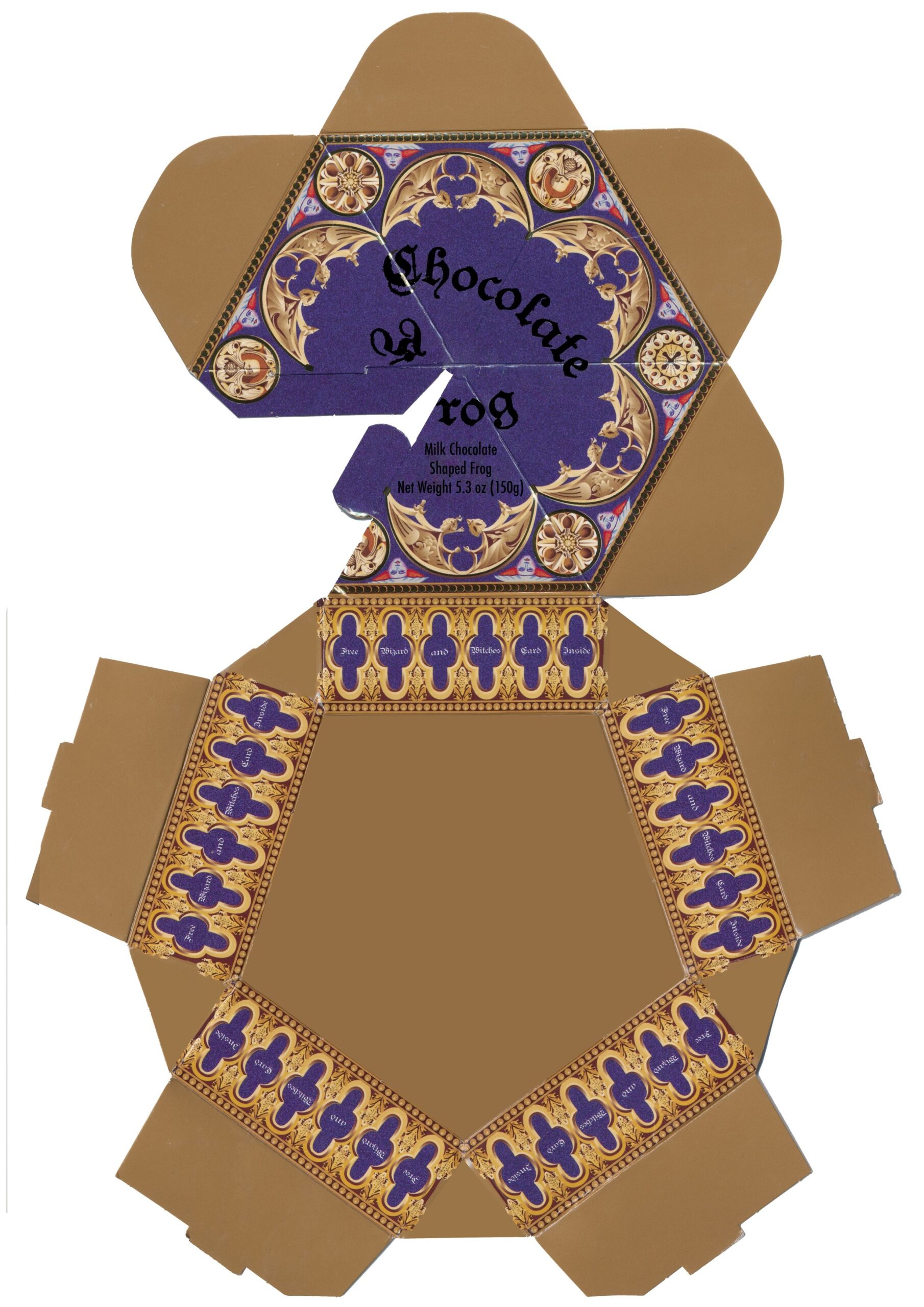 Printable Harry Potter Chocolate Frog Box Template Printable Templates
