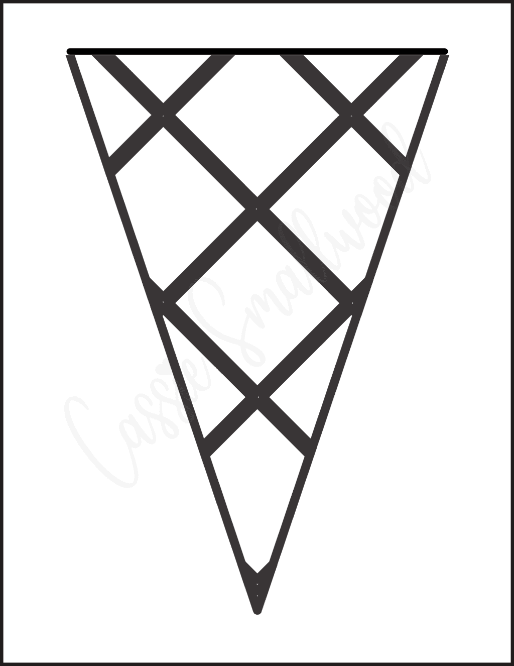 Ice Cream Cone Template Printable Ice Cream Cone Template Printable