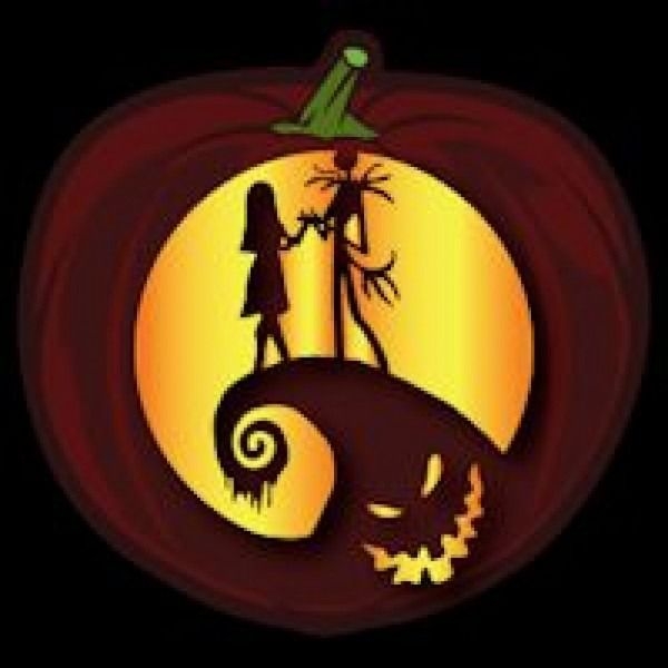 Printable Jack And Sally Pumpkin Stencil Free Printable Download