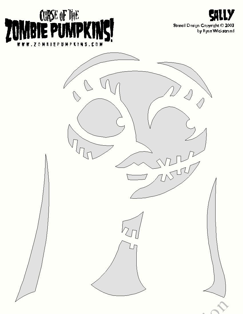 Printable Jack And Sally Pumpkin Stencil Printable Word Searches