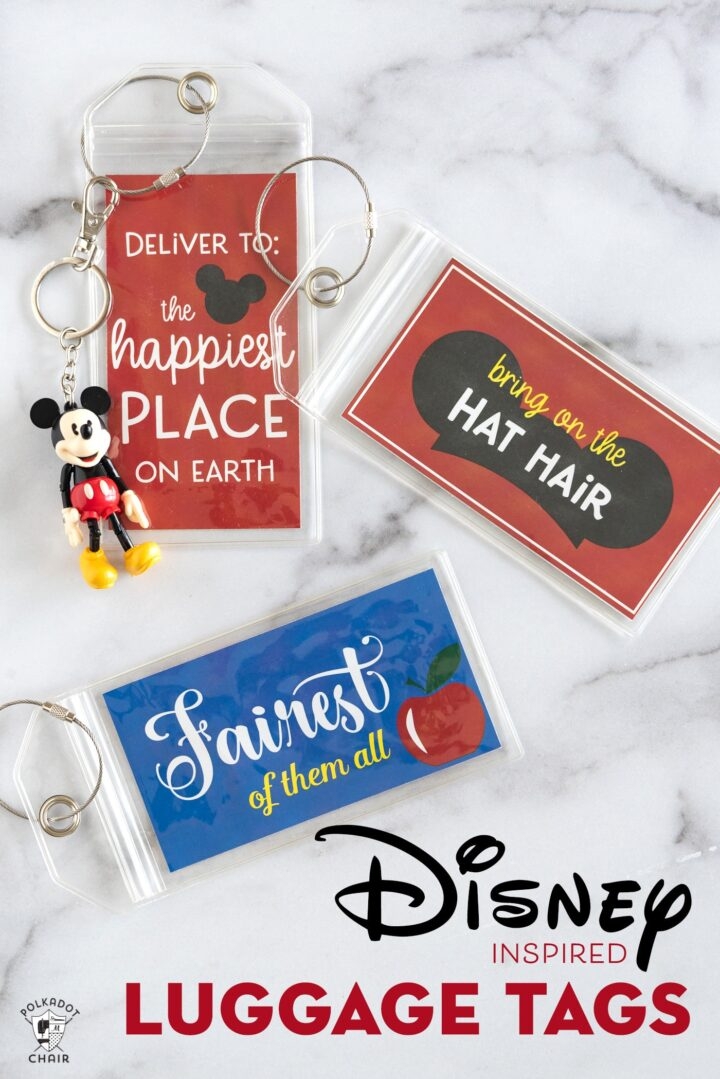 Free Printable Disney Luggage Tags