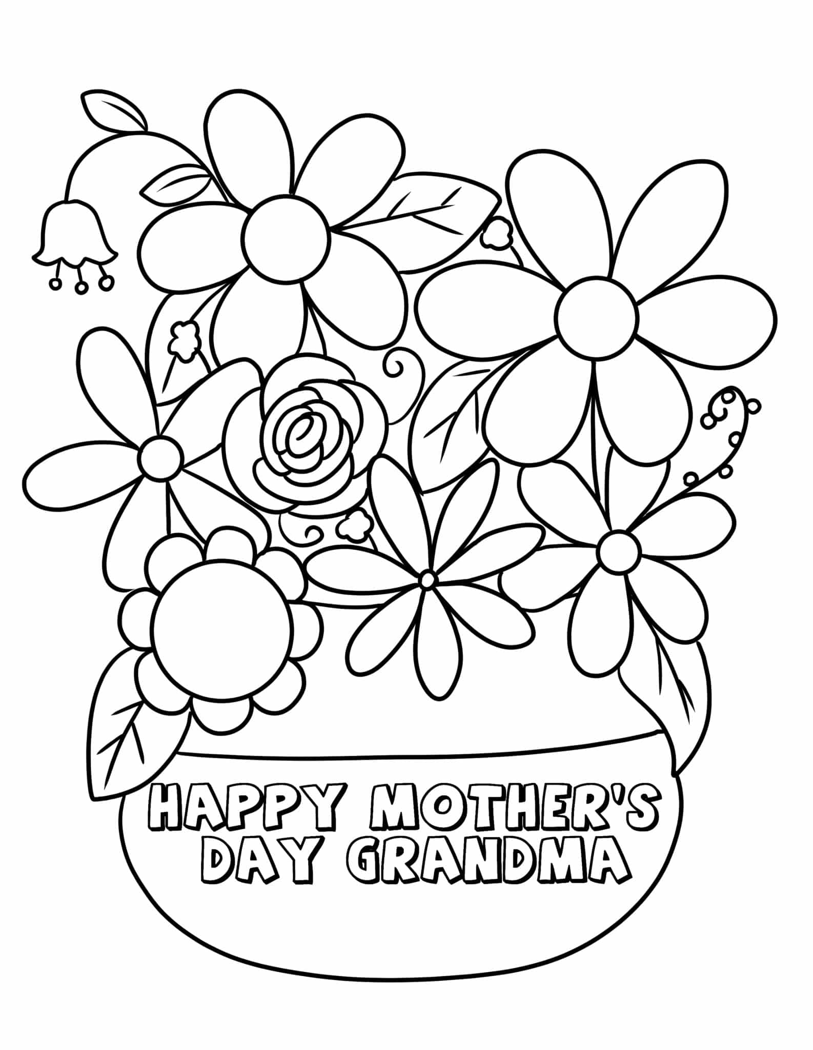 Printable Mothers Day Cards For Grandma