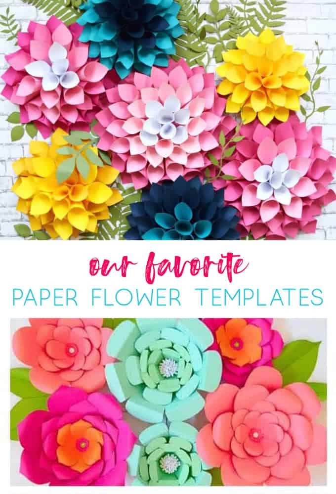 Printable Paper Flower Templates