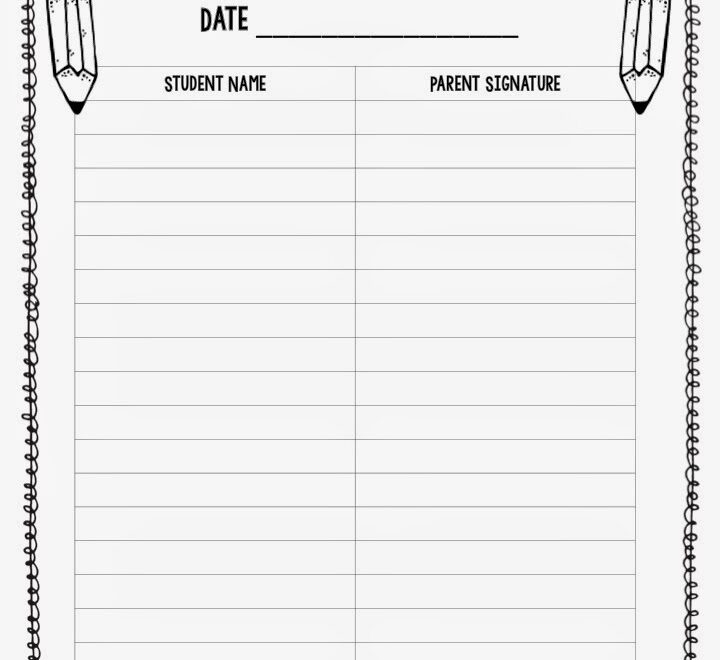 Printable Parent Teacher Conference Forms