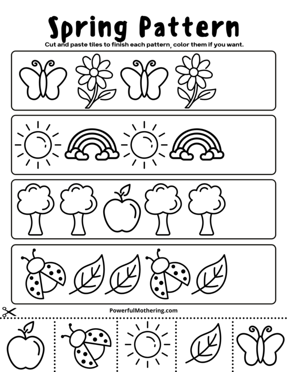 Printable Spring Activity Set Kids Will Love Powerful Mothering 