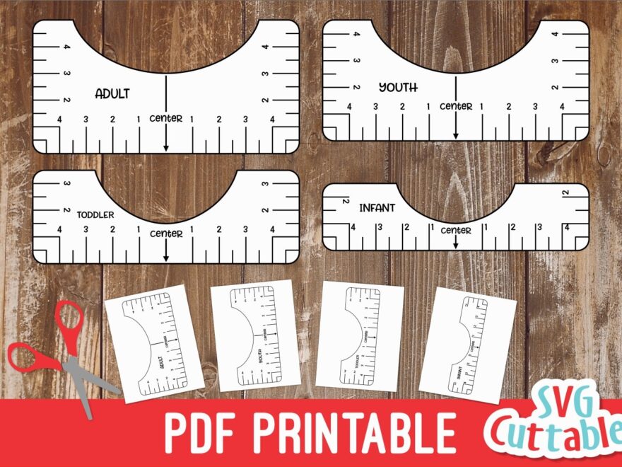 Printable T Shirt Alignment Tool Template Free Printable Templates