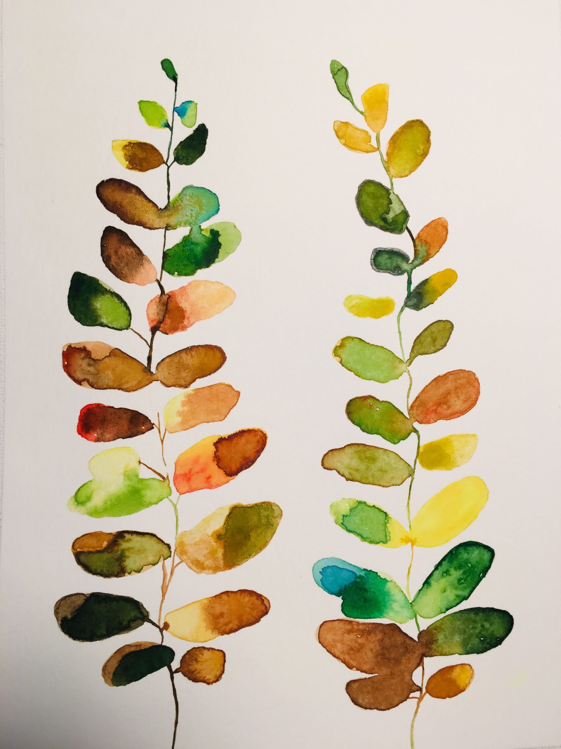 Watercolor Painting Templates Printable