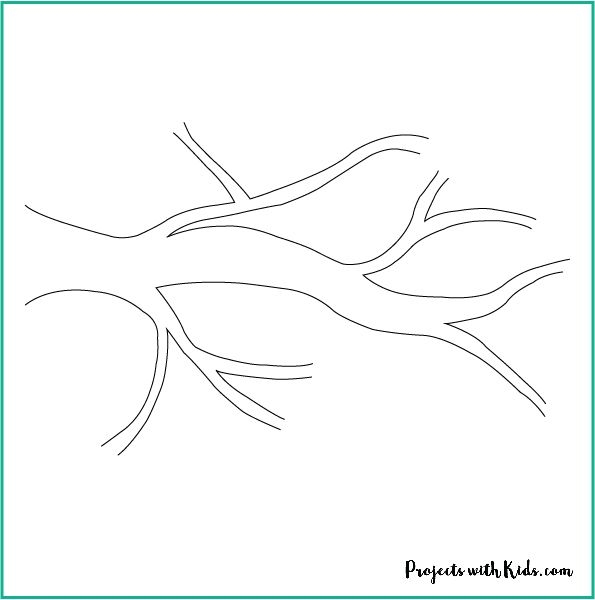 Printable Tree Branch Template Artofit