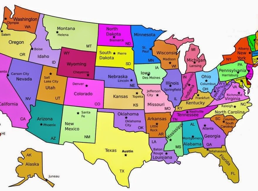 Printable US State Maps Free Printable Maps