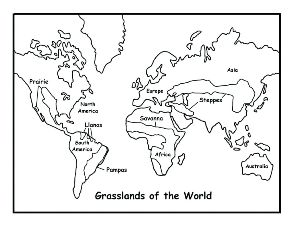 Printable World Map Coloring Page At GetColorings Free Printable 