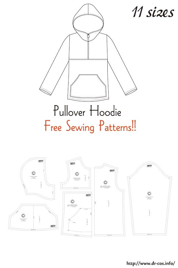 Pullover Hoodie Free Sewing Patterns Hoodie Sewing Pattern Hoodie Pullover Hoodie Free Sewing Patterns Hoodie Sewing Pattern Hoodie