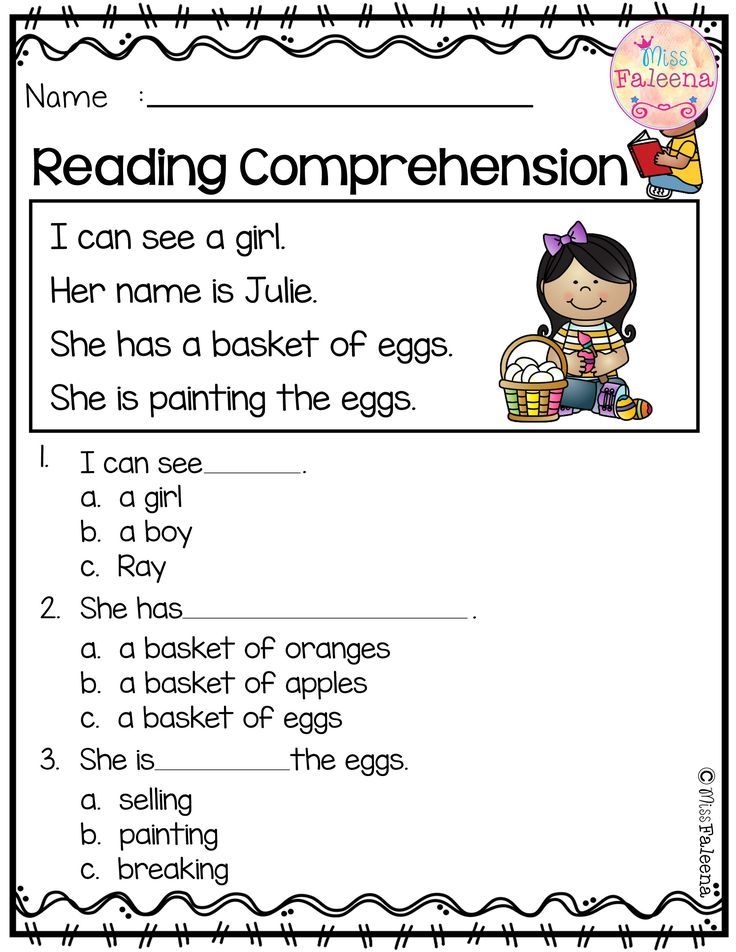 Reading Pre K Worksheets