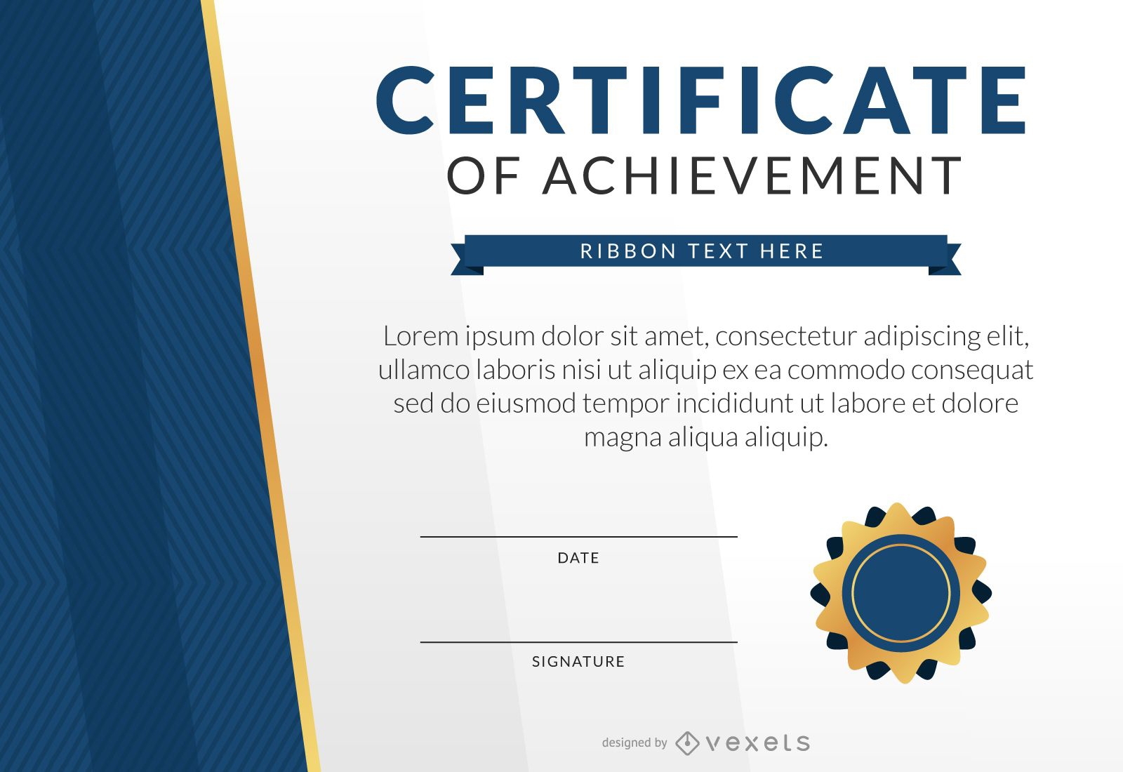 Sample Certificates Of Achievement Printable Free Templates