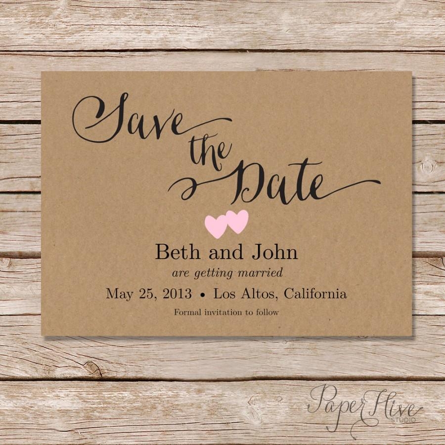 Save The Date Postcards Free Templates PARAHYENA