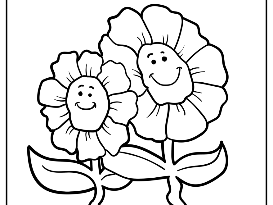 Spring Coloring Pages To Print