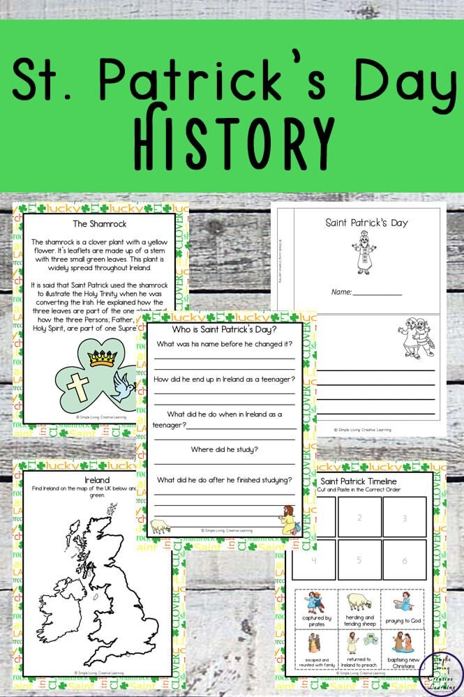 St Patrick 39 s Day History Worksheets St Patricks Day History St 
