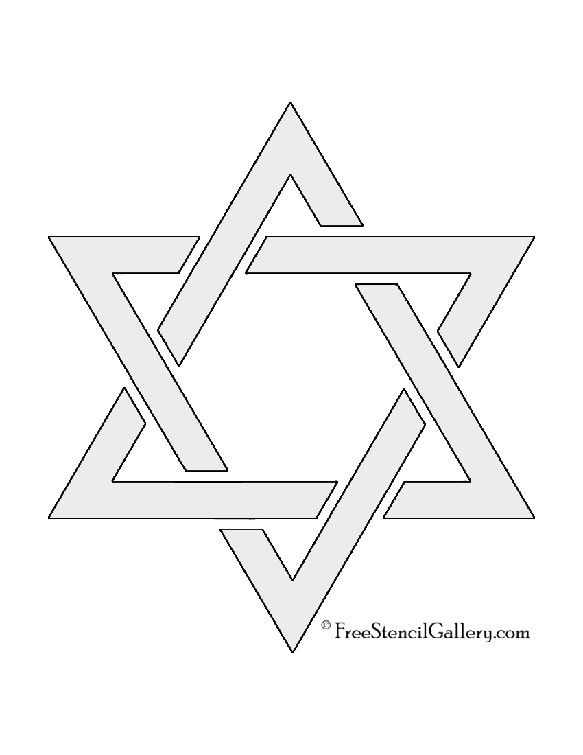 Star Of David Pictures Printable