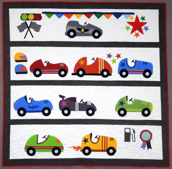 Start Your Engines Quilt Pattern Etsy UK Car Quilt Quilt Patterns 