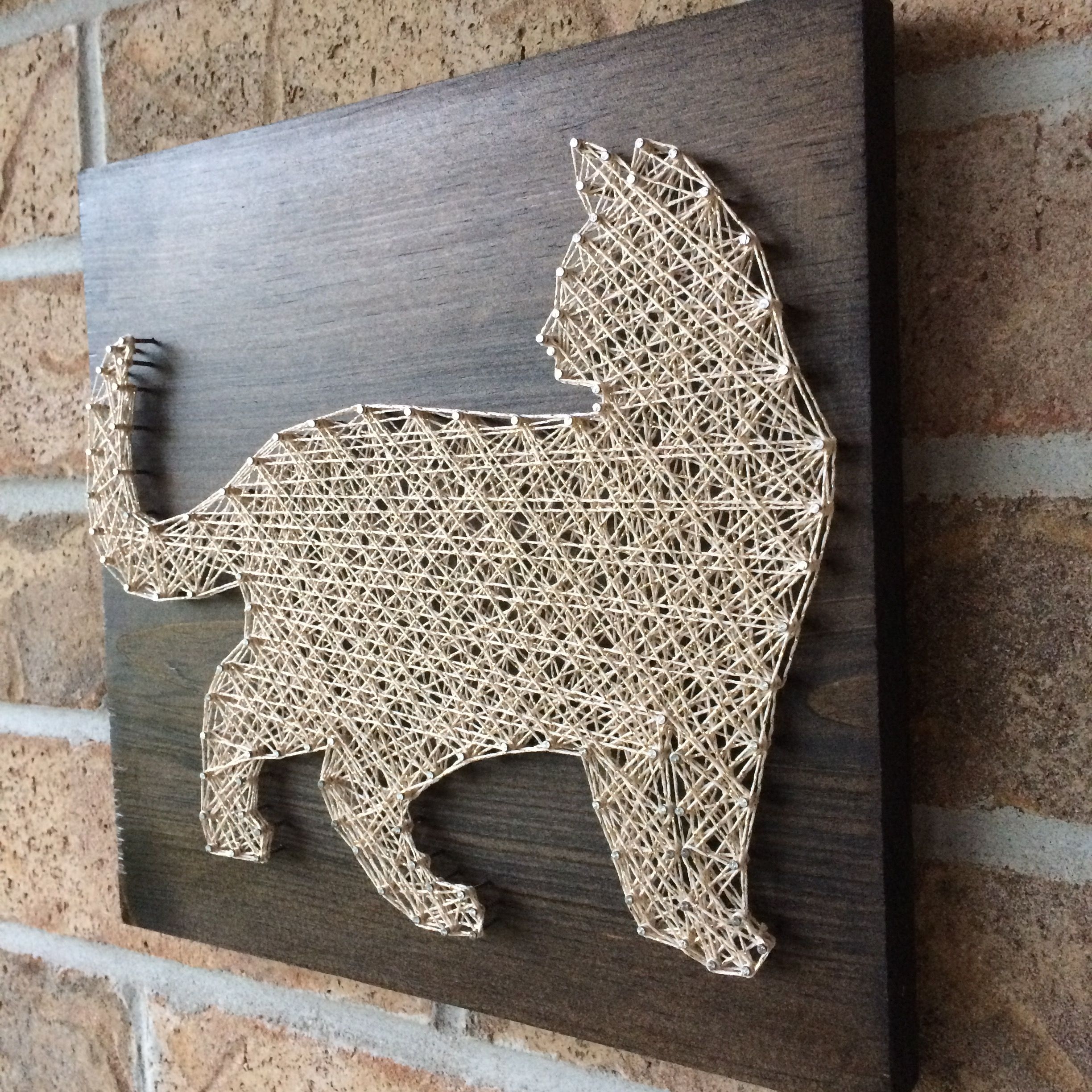 String Art Patterns Free Printable Cat