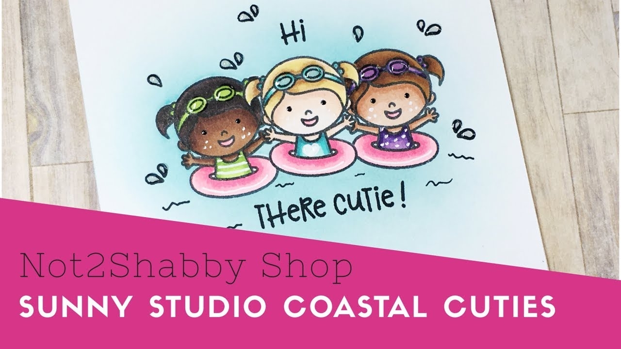 Sunny Studio Coastal Cuties Using A Mini Stamp To Create A Full 