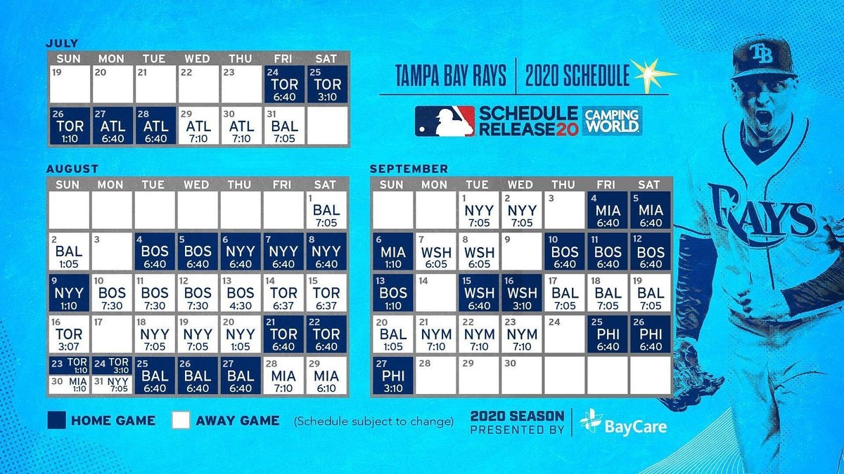 Tampa Rays Schedule 2025 Callie Rose