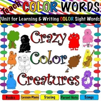 Crazy Color Creatures Printables