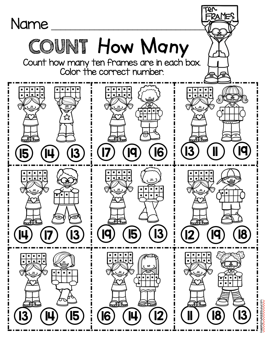 Teen Number Worksheets Writing Teen Numbers 11 To 20