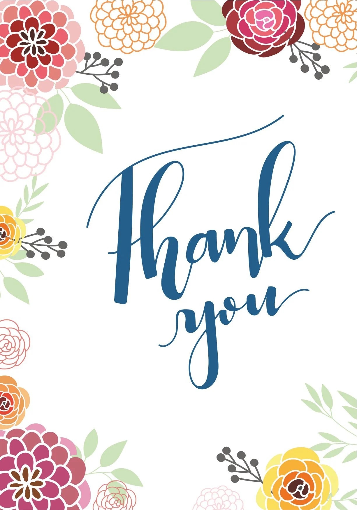 Thank You Cards Free Templates