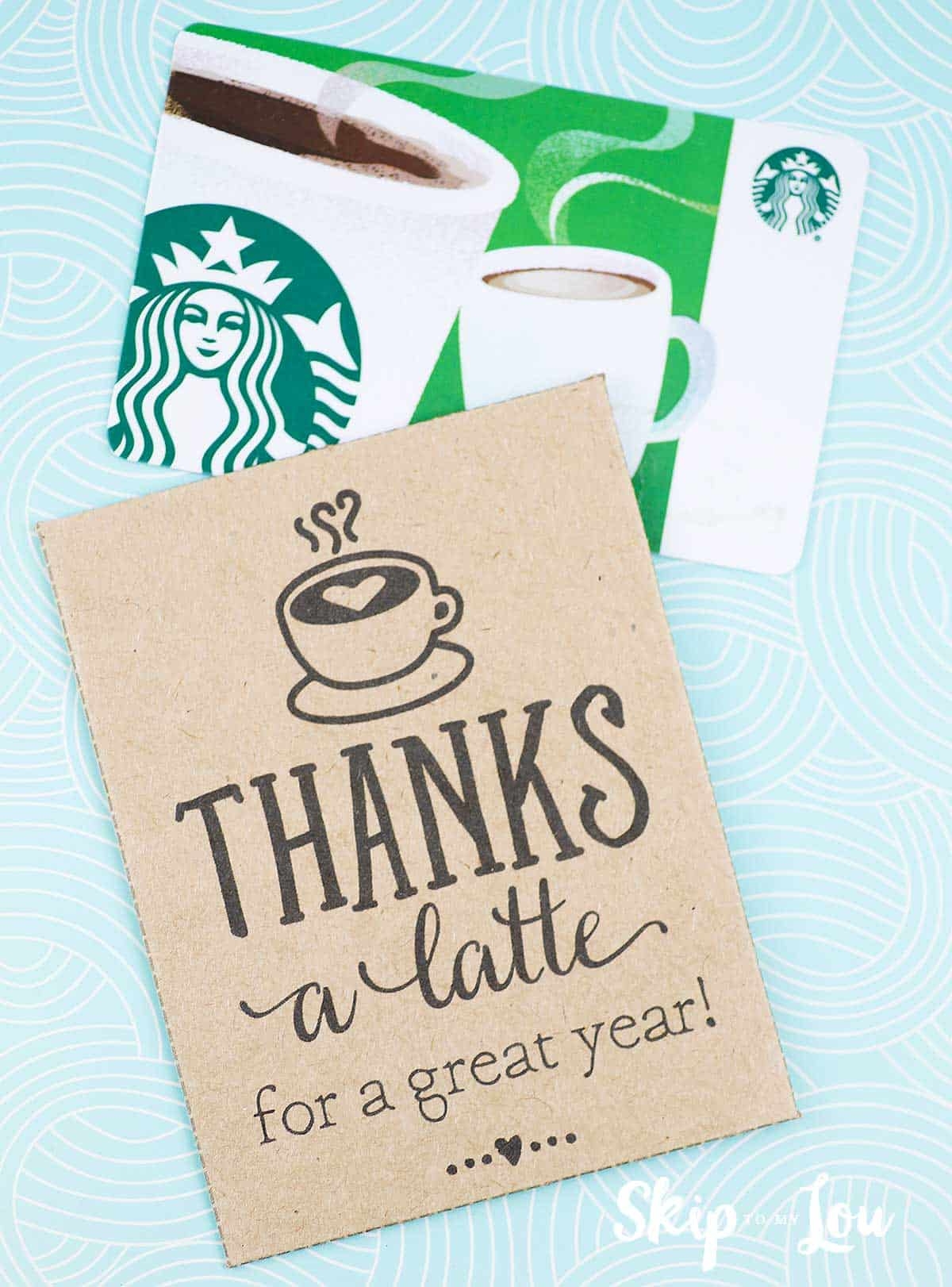 Thanks A Latte FREE Printable Gift Tags Skip To My Lou Thanks A Latte FREE Printable Gift Tags Skip To My Lou