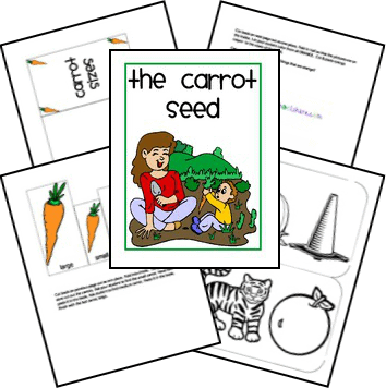 The Carrot Seed Activities Lapbook Homeschool Share