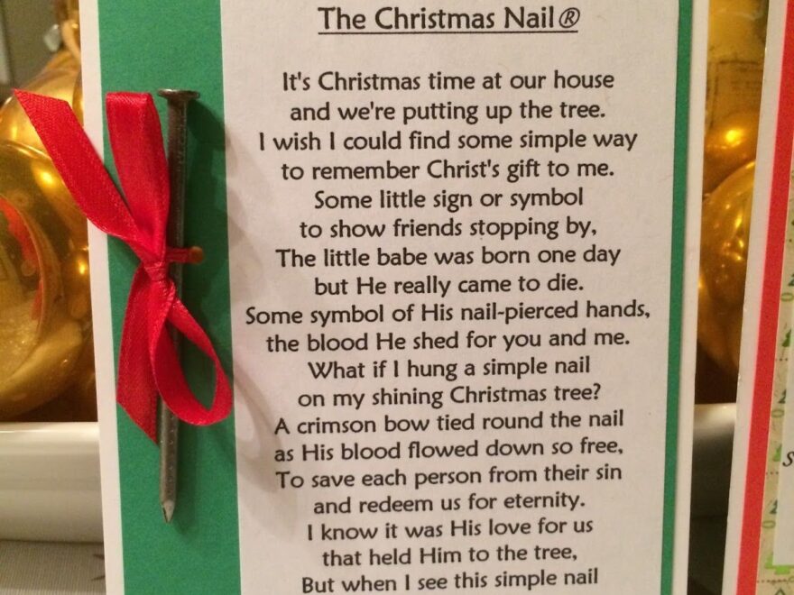The Christmas Nail Poem Printable Printable Templates Protal
