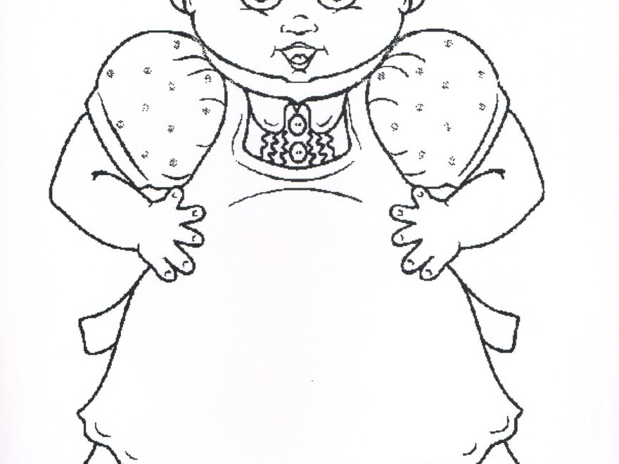 There Was An Old Lady Printable Template