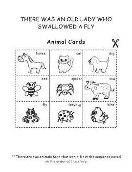 There Was An Old Lady Printable Template