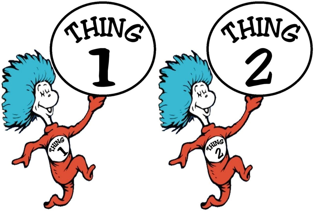 Thing 1 And Thing 2 Printables