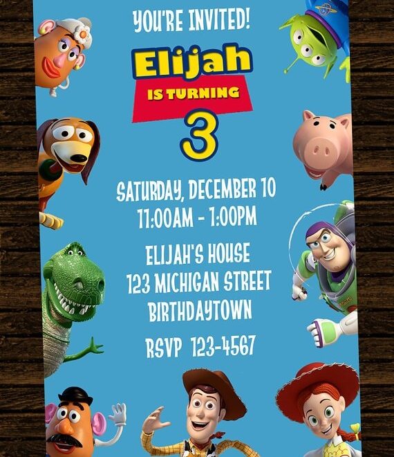 Toy Story Invitation Printable Toy Story Birthday By Vrogue co