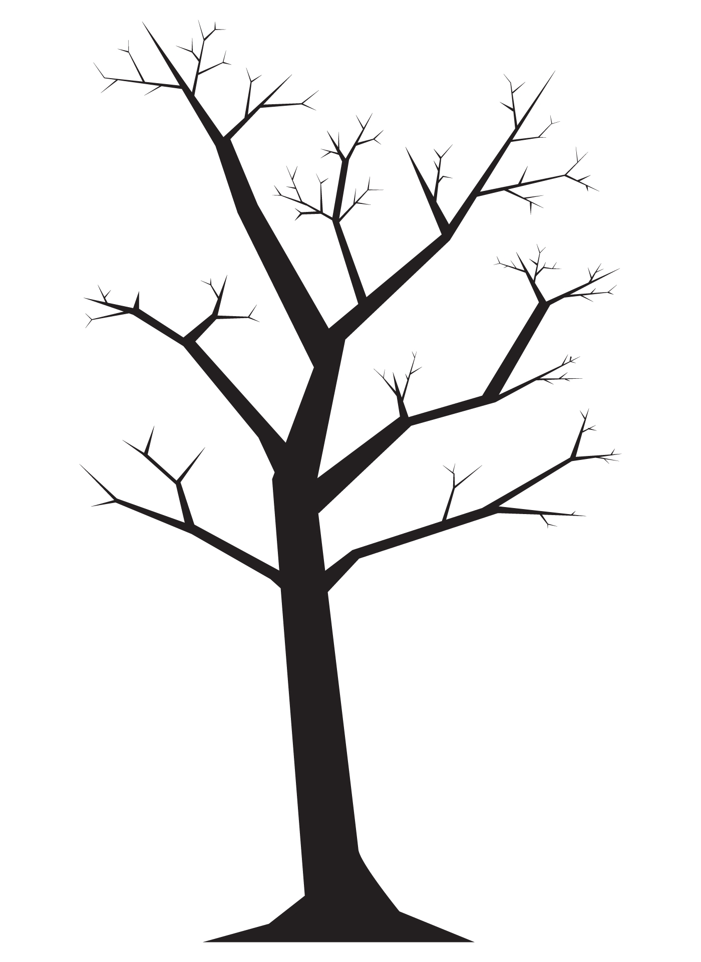 Tree Branches With Pattern 10 Free PDF Printables Printablee